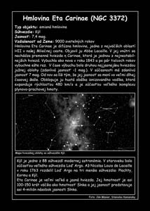 Hmlovina okolo hviezdy Eta Carinae